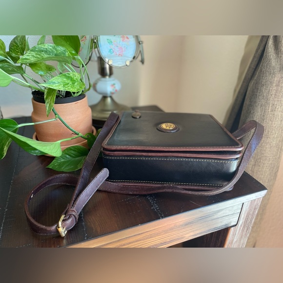 Vintage Ralph Lauren Women's Leather Briefcase Style Crossbody Bag. Rare&unique - Picture 6 of 16